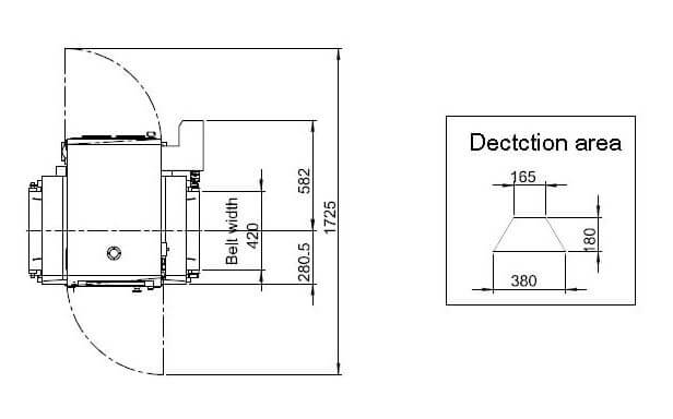 Габариты XAVIS FSCAN 4280D