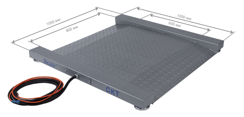 Весы платформенные Скейл СКТ