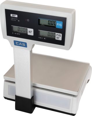 Весы CAS ER JR-30CBU, цена 17 358 руб. - Торговые весы