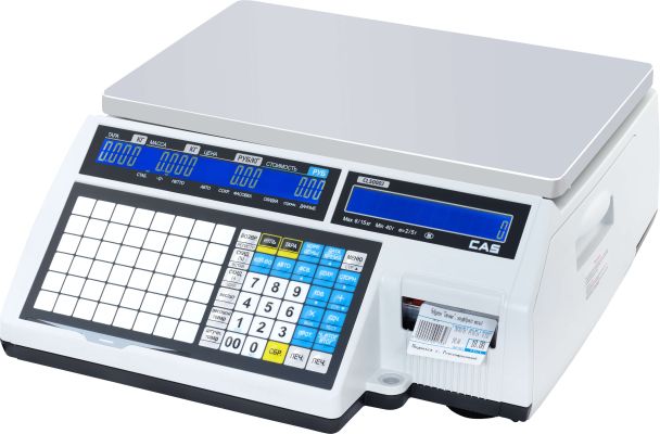 Весы CAS CL5000J-30IB, цена 85 251 руб. - Торговые весы с печатью этикеток