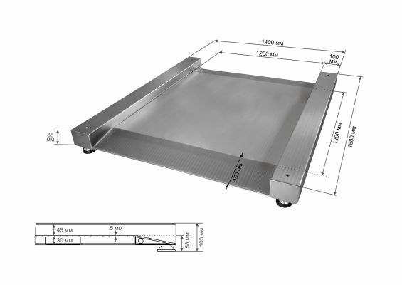 Весы СКЕЙЛ СКТ(Н) 1415, цена 226 415 руб. - Платформенные весы